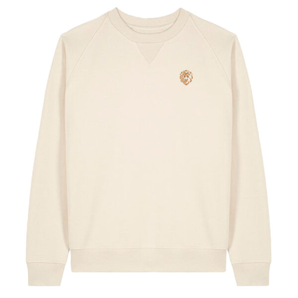 Sweater woest - borduring borst - logo arm - rug Thumbnail