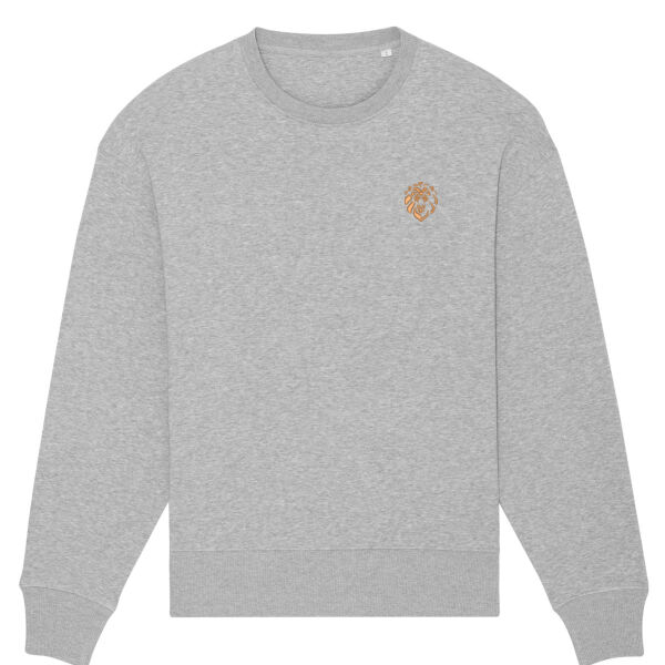 oversized sweater - borst geborduurd + logo rug Thumbnail